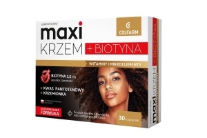 Maxi Krzem + Biotyna x30 kapsułek