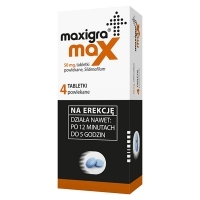 Maxigra Max 50mg x4 tabletki