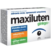 Maxiluten ginkgo+ x30 tabletek