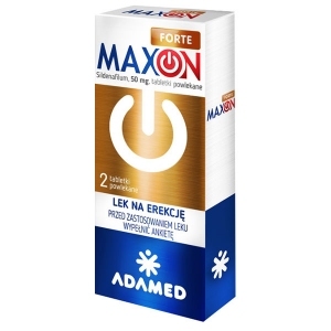 Maxon Forte 50 mg 2 tabletki powlekane