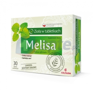 Melisa Zioła w tabletkach x30 tabletek