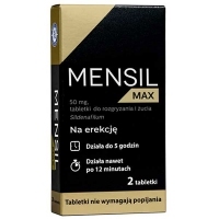 Mensil Max 50mg x2 tabletki do rozgryzania i żucia