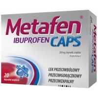 Metafen Ibuprofen Caps 200mg x 20 kapsułek
