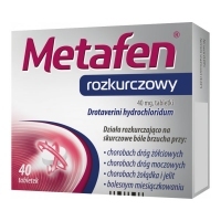 Metafen rozkurczowy 40mg x40 tabletek