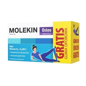 Molekin Osteo x60 tabletek + GRATIS GUMA OPOROWA