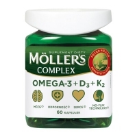 Mollers Complex Omega-3 + D3 + K2 x60 kapsułek
