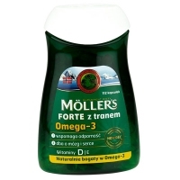 Mollers Forte tran x112 kapsułek