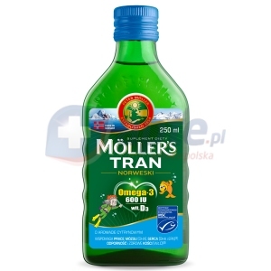 Mollers Tran norweski o aromacie owocowym 250ml