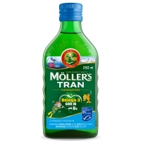 Mollers Tran norweski o aromacie owocowym 250ml
