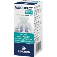 Mucopect Kids syrop 50mg/ml 200ml