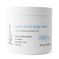 NACOMI Next Level Dermo Proteinowy krem do twarzy i ciała dla skóry atopowej, suchej i podrażnionej 150ml