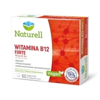 Naturell Witamina B12 Forte x60 tabletek do rozgryzania i żucia