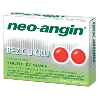 Neo-Angin bez cukru x24 tabletki do ssania