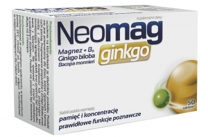 Neomag Ginkgo x50 tabletek