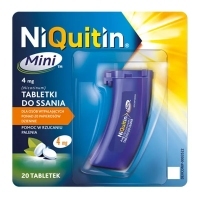 NiQuitin Mini 4 mg x20 tabletek do ssania