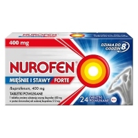 Nurofen Mięśnie i Stawy Forte 400mg x24 tabletki