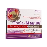 Olimp Chela-Mag B6 Ashwagandha + żeń-szeń x30 kapsułek