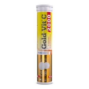 Olimp Gold-Vit C 2000 o smaku pomarańczowym x20 tabletek musujących