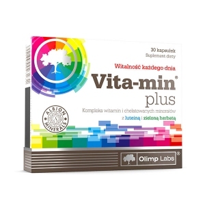 Olimp Vita-min Plus (zielona herbata, luteina) x30 kapsułek