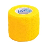 Opaska elastyczna samoprzylepna Stokban 5cm x 4,5m kolor żółty x1 sztuka