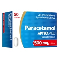 Paracetamol 500mg APTEO MED x50 tabletek
