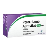 Paracetamol Aurovitas 500mg x50 tabletek