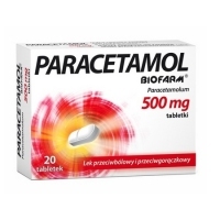 Paracetamol Biofarm 500mg x20 tabletek