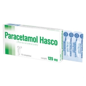 Paracetamol Hasco 125mg czopki x10 sztuk