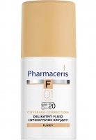 Pharmaceris F delikatny fluid intensywnie kryjący SPF20  01 Ivory 30ml <span style="color: #b40000">+ Puder matujący GRATIS</span>