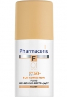 Pharmaceris F SPF50+ fluid ochronno-korygujący 01 Ivory 30ml <span style="color: #b40000">+ Puder matujący GRATIS</span>