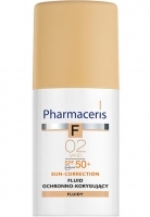 Pharmaceris F SPF50+ fluid ochronno-korygujący 02 (Sand) 30ml