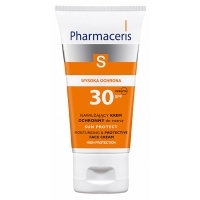 Pharmaceris S SPF30 nawilżający krem ochronny do twarzy 50ml <span style="color: #b40000">+ Pharmaceris krem kojąco-zmiękczający 15ml</span>
