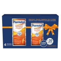 Pharmaton Geriavit x100 tabletek + 30 tabletek w PREZENCIE