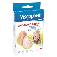 Plastry Viscoplast Opti-plast Junior (62x50mm) x10 sztuk