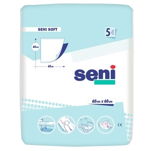 Podkłady higieniczne Seni Soft 60cm x 60cm x5 sztuk