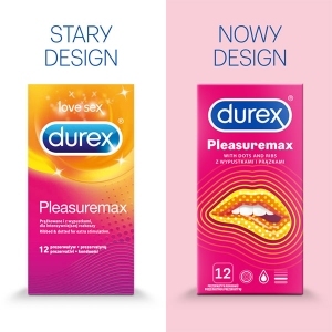 Prezerwatywy DUREX Pleasuremax x12 sztuk