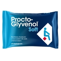 Procto-Glyvenol Soft nawilżane chusteczki x30 sztuk
