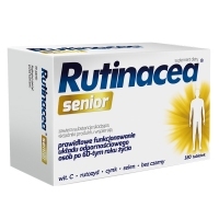 Rutinacea Senior x180 tabletek <span style="color: #b40000">(data ważności: 2024.02.29)</span>