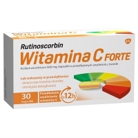 Rutinoscorbin Witamina C Forte 500mg x30 kapsułek