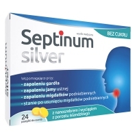 Septinum Silver x24 pastylki do ssania