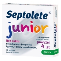 Septolete Junior 1,2mg x18 pastylek do ssania