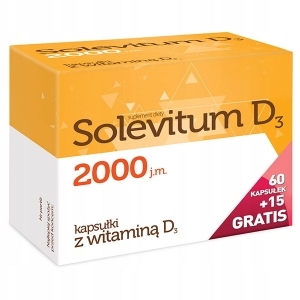 Solevitum D3 2000 j.m. x60 kapsułek +15 kapsułek GRATIS