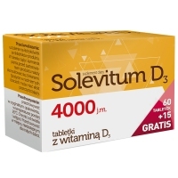 Solevitum D3 4000 j.m. x60 tabletek +15 tabletek GRATIS