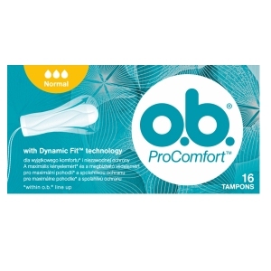 Tampony higieniczne O.B. ProComfort Normal x16 sztuk