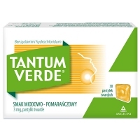 Tantum Verde 3mg o smaku miodowo-pomarańczowym x30 pastylek do ssania