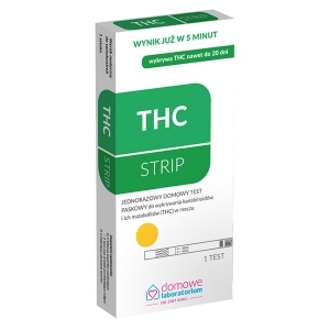Test THC STRIP szybki test paskowy do wykrywania narkotyków w moczu x1 sztuka