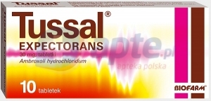 Tussal Expectorans 30mg x10 tabletek