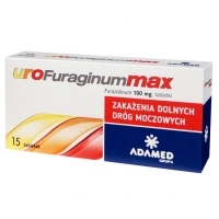 uroFuraginum Max 100mg x15 tabletek