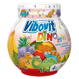 Vibovit Dino żelki o smaku owocowym x50 sztuk