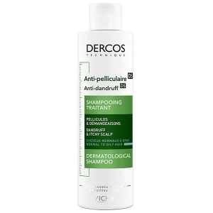 VICHY Dercos szampon przeciwłupieżowy do włosów normalnych i przetłuszczających się 200ml